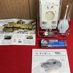 Ａ９‐未組立品【 01.タイガーⅠ戦車 Secret.1943年ロシア ( モータータンク コレクション ) １/ 72 】エフトイズ ＞第二次大戦の画像1