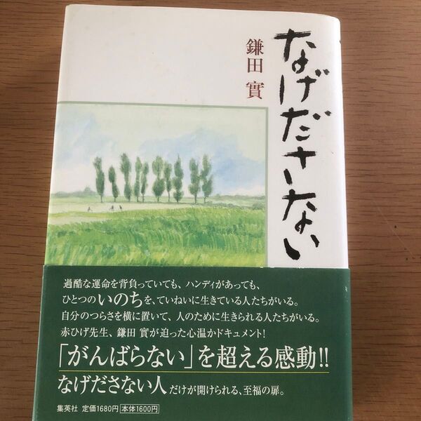 なげださない 鎌田実/著