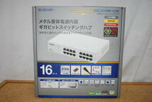 新品 未開封品 ELECOM EHC-G16MN-HJW 1000BASE-T 16ポート ギガビット スイッチング・ハブ _画像1