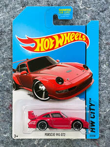 Hot Wheels 2014 Porsche 993 GT2 ホットウィール ポルシェ 赤 レッド