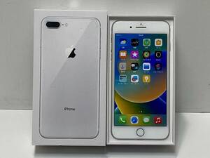 ★1円スタート iPhone8 Plus 64GB シルバー MQ9L2J／A 国内版SIMフリー 14