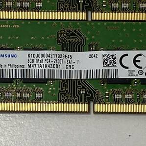 ★新品 2枚セット SAMSUNG PC4-2400T 8GB ノート用メモリ PC4-19200 2枚 8GB 260ピン DDR4 LAPTOP RAMの画像2