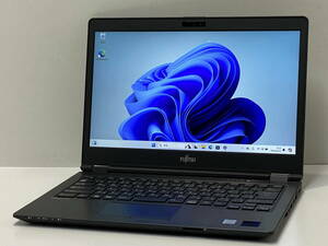 ★使用258h 第8世代Core i5 LIFEBOOK U749/A Core i5 8365U 1.6GHz/SSD256GB/8GB/WiFi/14.0FullHD/WebCam/WIN11 64bit/258h