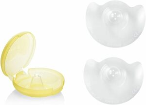 メデラ 乳頭保護器 コンタクトニップルシールド Mサイズ 20mm 授乳中の乳首を保護 赤ちゃんの吸てつをサポート 母乳育児をやさ