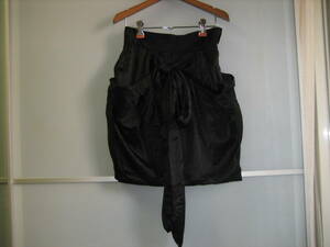  Mark by Mark Jacobs * skirt 0ba Rune silk ribbon S black black party ... formal satin BYMARKJACOBS