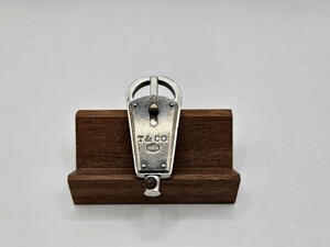  control number S53 Tiffany&Co. Tiffany ba let key holder 925 silver key ring 1837 key bag charm 