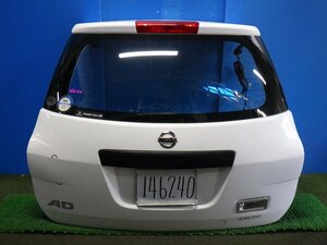 # 146240 日産 / AD / VY12 / VE / バックドア / QM1 白 テールゲート リヤゲート 4G6