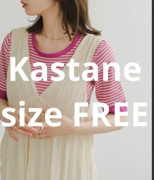 kastane 三角テレコリンガーボーダーTEE