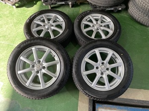 175/65R15中古スタッドレスタイヤアルミ4本セットVRX3　2021年製造160系カローラフィールダーハイブリッド