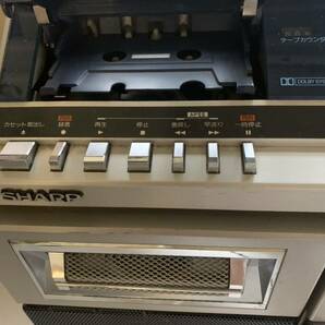 SHARP シャープ ラジカセ レコード ラジオ 両面演奏ポータブルステレオ レコードラジカセ オーディオ機器 VZ-V2の画像5