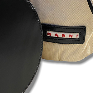 定価15万MARNI マルニ レザーとフェルト素材のバランスが大人好み♪トロピカリアバスケットバッグ ショルダー TROPICALIA BASKET BAGの画像5