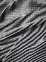 定価24.2万 ルシアンペラフィネ lucien pellat-finet ストライプ柄 クルーネックブラインドニット カシミア混ウール 長袖 イタリア製 S_画像8