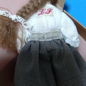未使用  la fossette  婦人チャーム 手作り人形 バッグチャーム ハンドメイド フォセットさん ぬいぐるみ ラ フォセットの画像5