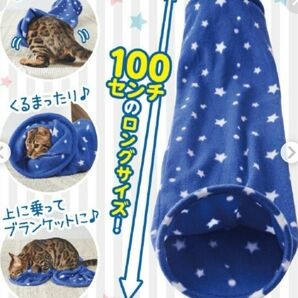 【新品】ねこのきもち付録 トンネル型ブランケット