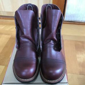 未使用 RED WING 8119 レッドウイング IRON RANGER OXBLOOD 赤茶系 US7.5 25.5cm ワイズDの画像1