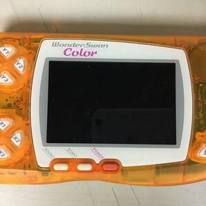 A1422 BANDAI Wonder Swan Color ワンダースワンカラー WSC-001 クリスタルオレンジ 現状品 ジャンクの画像1