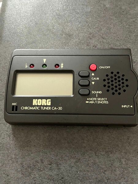 ジャンク品　クロマチックチューナー KORG TUNER CA-30