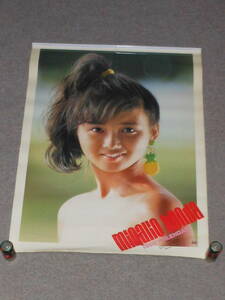 本田美奈子,ポスター,カレンダー,1986年,1986年のマリリン,へそ出し,ミュージカル,ミス・サイゴン,レ・ミゼラブル,ロック,WILD CATS,当時物