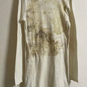 goa g.o.a ゴア long sleeve t-shirt ロンT Tシャツ 長袖 地図 MAP タイダイ染め archive アーカイブ フェアリーグランジ 00's y2kの画像3