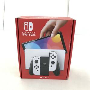 【1円～】 Nintendo Switch ニンテンドースイッチ 有機ELモデル 本体 ホワイト 箱付き ※動作確認済み 【中古品】の画像1