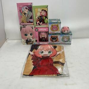 SPY×FAMILY アーニャ フィギュア グッズ まとめ売り 9点セット Qposket ゆらゆらヘッド おひるねこ ブランケット 他【中古品】