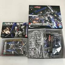 【1円～】ジャンク HG 1/144 ガンプラ 2点セット スーパーガンダム / ナラティブガンダム A装備 ※欠品あり/状態未確認【ジャンク品】_画像1