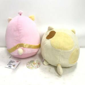 【1円～】すみっコぐらし ぬいぐるみ 一番くじ 大量まとめ売り 約11点 とんかつ ねこ とかげ クッション ジッパーバッグ コップ【中古品】の画像7