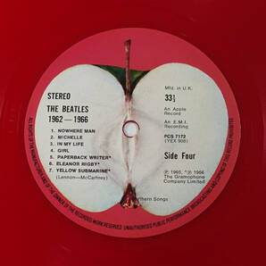 超レア! 極上品! UK Original 初回 APPLE PCS 1962~1970年 BLUE&RED VINYL / The Beatlesの画像8