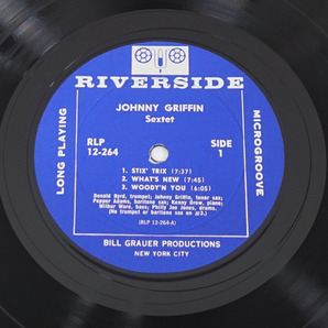 US Riverside RLP 12-264 完全オリジナル Johnny Griffin Sextet 靑大/DGレーベルの画像7