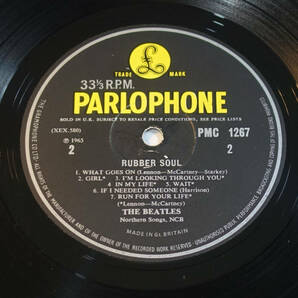 UK Original 初回 Parlophone PMC 1267 RUBBER SOUL / The Beatles Loud-Cut MAT: 1/1の画像8