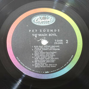 良盤! US Capitol MONO T-2458 オリジナル PET SOUNDS / The Beach Boys の画像4