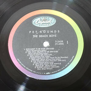 良盤! US Capitol MONO T-2458 オリジナル PET SOUNDS / The Beach Boys の画像3