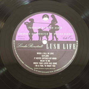 極美! US ASYLUM オリジナル 1984年 LUSH LIFE / Linda Ronstadtの画像3