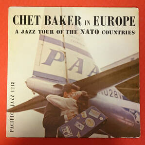 US Pacific Jazz PJ-1218 オリジナル The Chet Baker Quartet in Europe DGレーベルの画像1