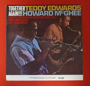 極美! UK Contemporary SCA 5026 初回 Together Again! / Teddy Edwards&Howard Mcghee MAT: 1W/1W