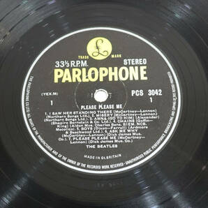 超レア! UK Original Parlophone PCS 3042 Ultra Rare! 3rd Stereo Press Please Please Me / The Beatles MAT: 1/1の画像3