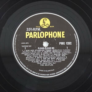 UK Original Parlophone PMC 1202 4th Press Please Please Me / The Beatles MAT: 1N/1Nの画像7