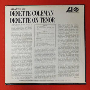 見本盤! US ATLANTIC MONO 1394 完全オリジナル ORNETTE ON TENOR / Ornette Coleman MAT: A/Aの画像2