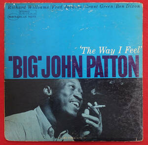 US BLUE NOTE BST 84174 オリジナル The Way I Feel / John Patton NYC/RVG/EAR