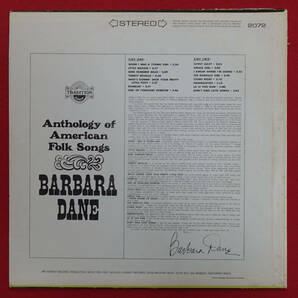 超レア! US TRADITION TR 2072 オリジナル Anthology of American Folk Songs / Barbara Daneの画像2