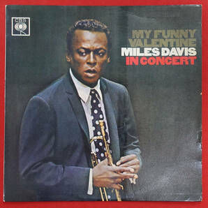 超レア! UK CBS MONO BPG 62510 オリジナル My Funny Valentine / Miles Davis in Concert MAT: B1/B1の画像1