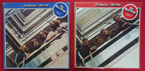 超レア! 極上品! UK Original 初回 APPLE PCS 1962~1970年 BLUE&RED VINYL / The Beatles