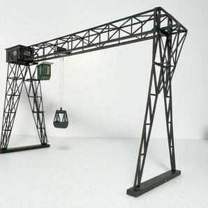 モデルワークス 大型給炭塔とクレーン Nゲージ ペーパーキット キット完成品 ストラクチャー ジオラマの画像8