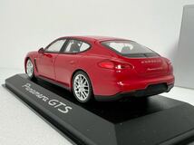 ミニチャンプス 1/43 Porsche Panamera GTS ポルシェ パナメーラ レッド 特注 WAP0204100E_画像3