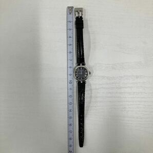 No.894 GUCCI グッチ 2040L シェリーライン ブラック文字盤 レディース 腕時計 クォーツ シルバーの画像6
