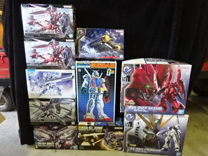  Gundam plastic model 10 body set sale ⑤