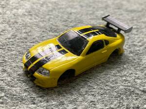 ★送料込み TURBOTURBO RACING ターボレーシング　1/76スケール RTR R/Cカー C73用塗装済みボディ（イエロー）