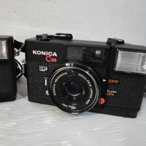 4-361♀KONICA/コニカ コンパクトフィルムカメラ 3点まとめ売り C35/C35MFD♀の画像5