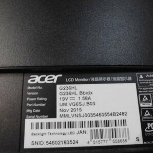 4-443♀acer/エイサー 液晶モニター 23型 G236HL♀の画像6