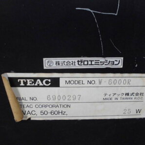 4-448♀TEAC/ティアック ダブルカセットデッキ W-6000R♀の画像7